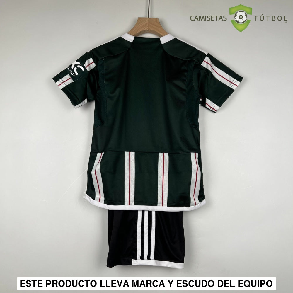 Kit Infantil Manchester United 23-24 Visitante Personalizado