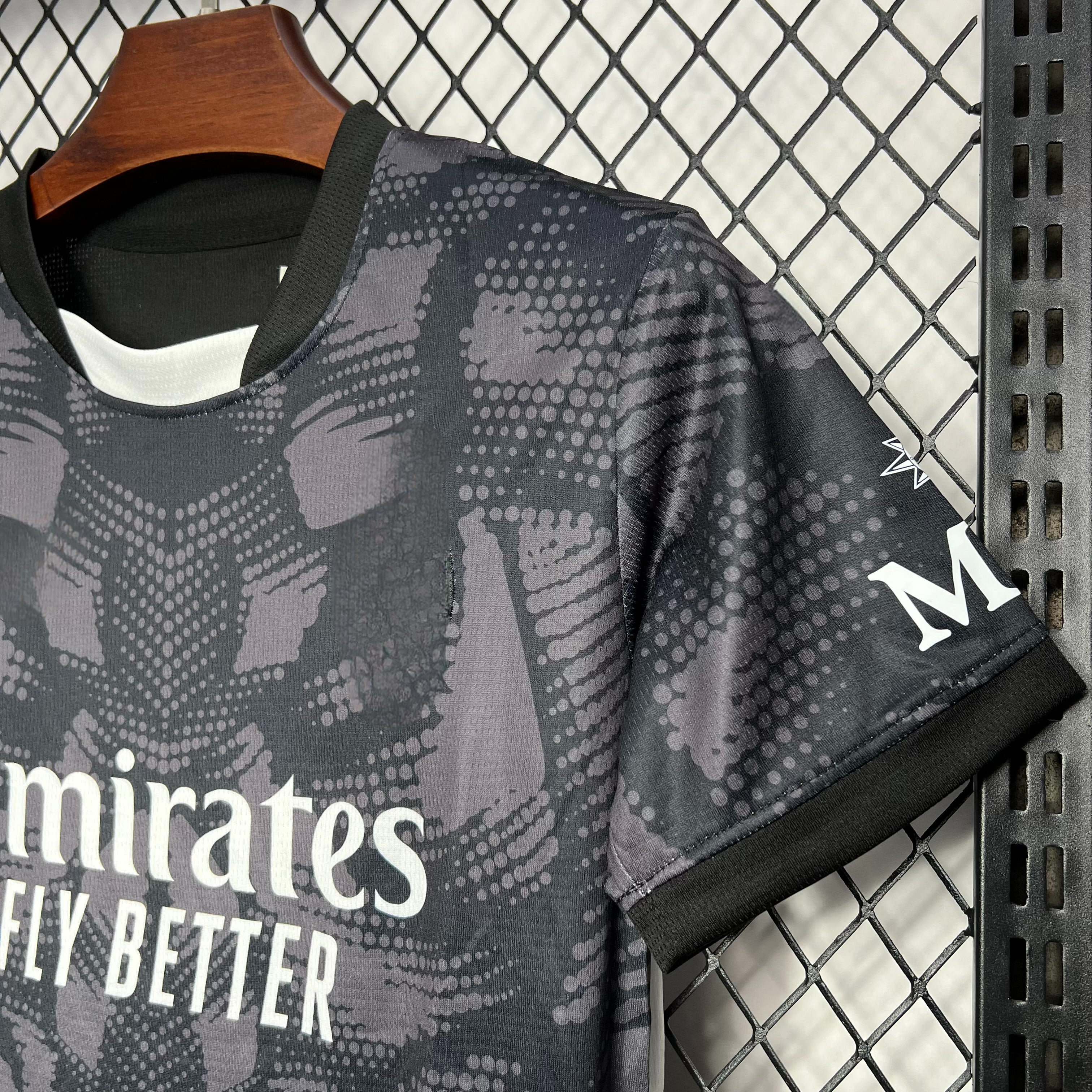 Ac Milan 24-25 Goalkeeper Black Children’s Kit Parche Especial