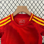 Spain 24-25 Home Eurocup 2024 Children’s Kit Personalizado