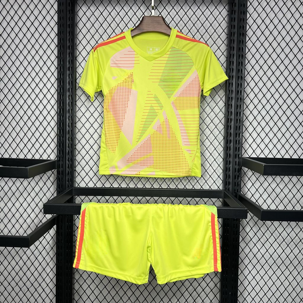 Celtic 24-25 Goalkeeper Yellow Children’s Kit Parche Especial