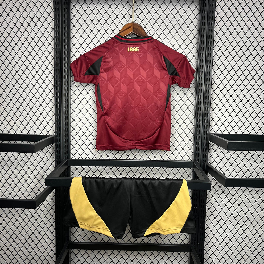 Belgium 24-25 Home Eurocup 2024 Children’s Kit Personalizado