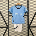 Manchester City 24-25 Home Children’s Kit Personalizado