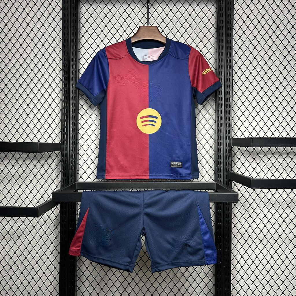 Barcelona 24-25 Home Version Stadium Children’s Kit Parche Especial
