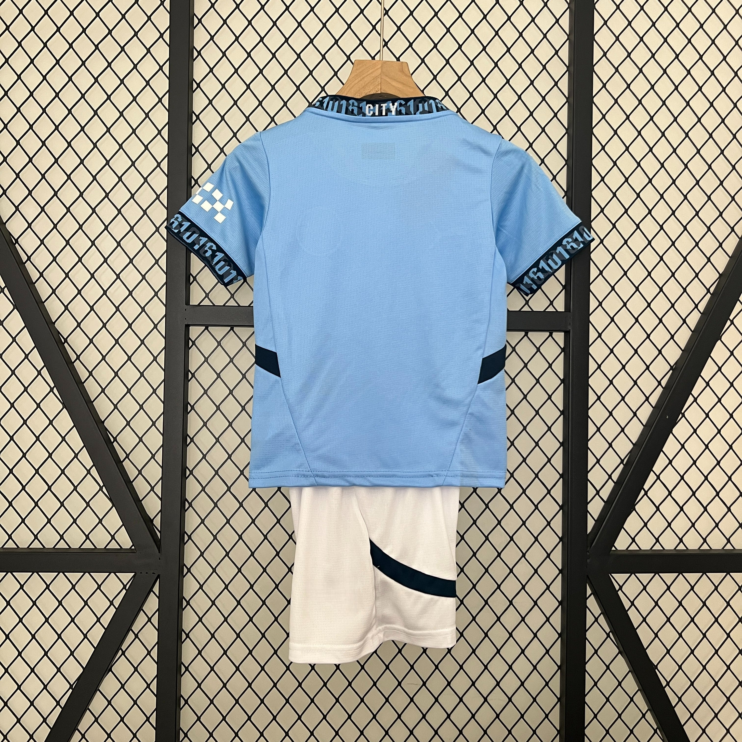Manchester City 24-25 Home Children’s Kit Personalizado