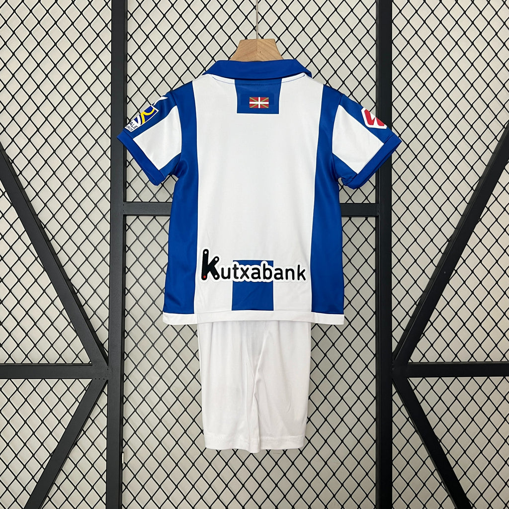 Real Sociedad 24-25 Home Children’s Kit Personalizado
