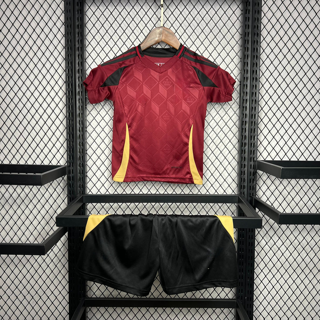 Belgium 24-25 Home Eurocup 2024 Children’s Kit Personalizado