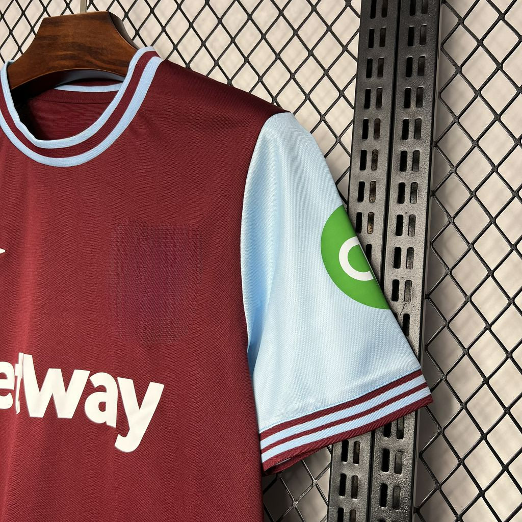 West Ham 24-25 Home Shirt Camiseta De Futbol