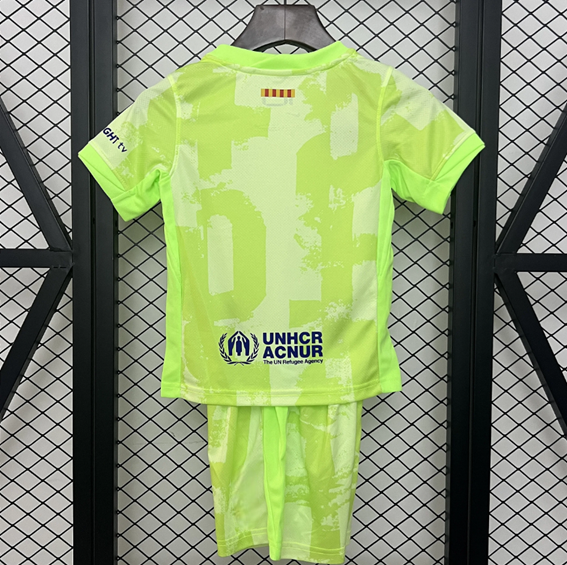 Equipamento Infantil Barcelona 24-25, Terceiro Equipamento Version Stadium,