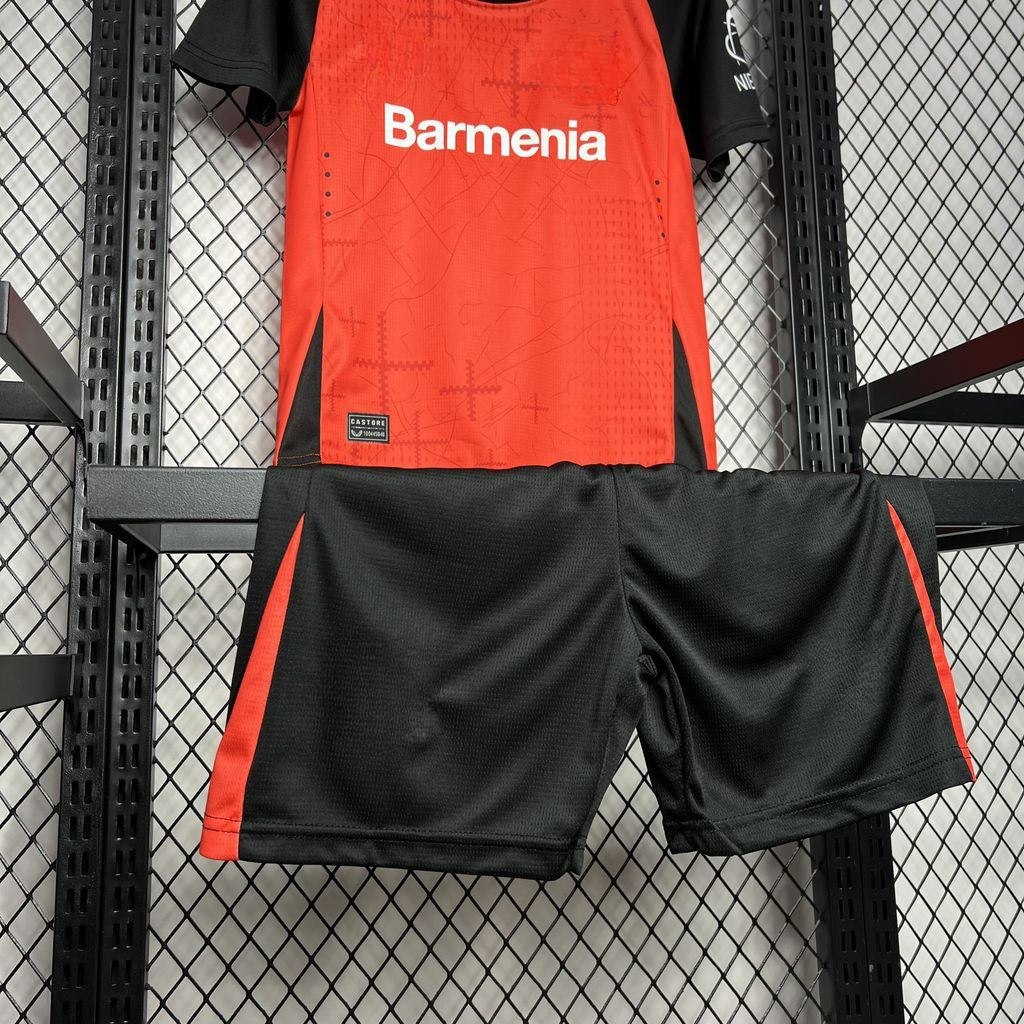 Bayer Leverkusen 24-25 Home Children’s Kit Parche Especial