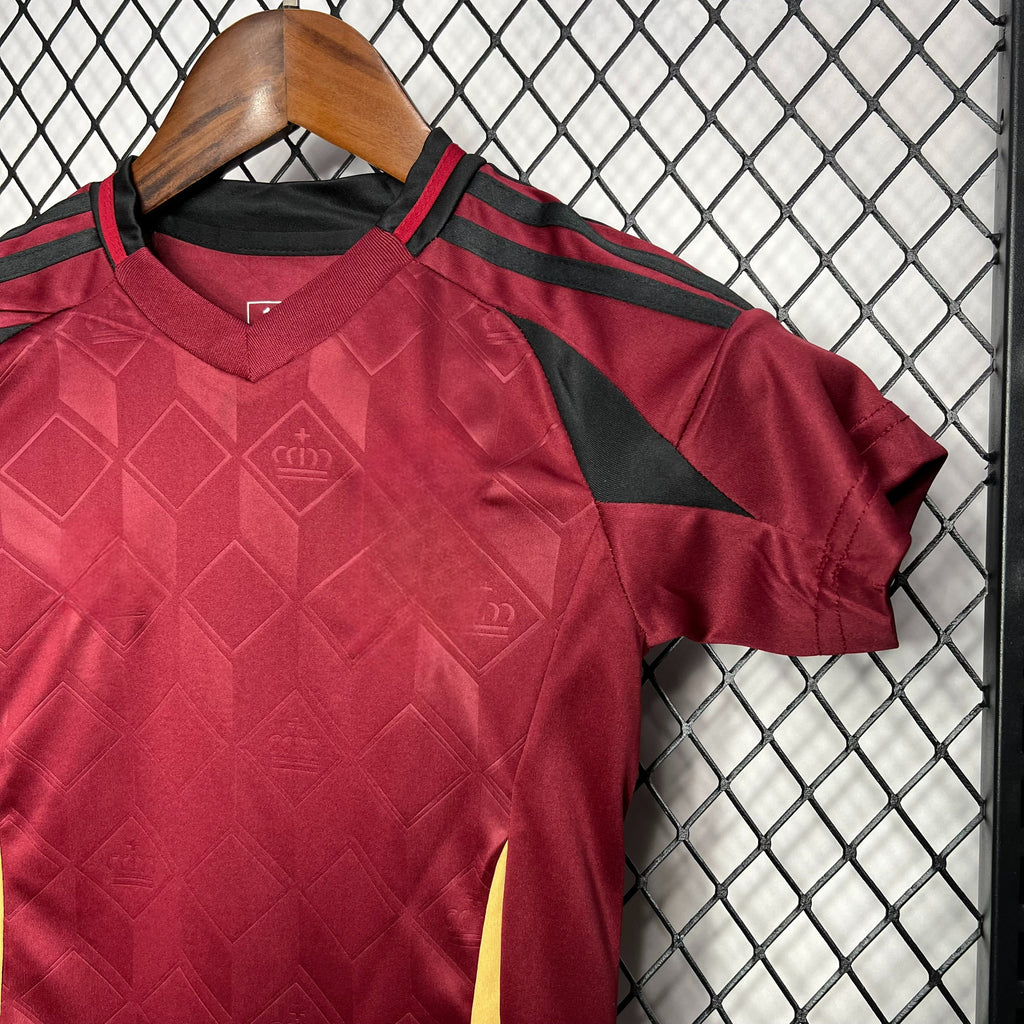 Belgium 24-25 Home Eurocup 2024 Children’s Kit Personalizado