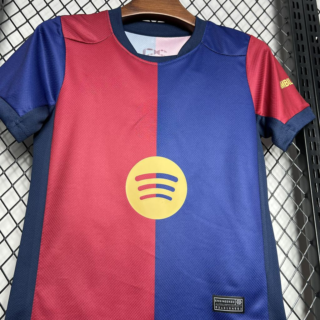 Barcelona 24-25 Home Version Stadium Children’s Kit Parche Especial