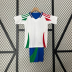 Italy 24-25 Away Eurocup 2024 Children’s Kit Personalizado