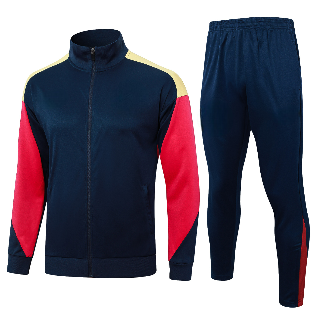 Fato de Treino Barcelona 24-25, Fecho Completo, Modelo 4