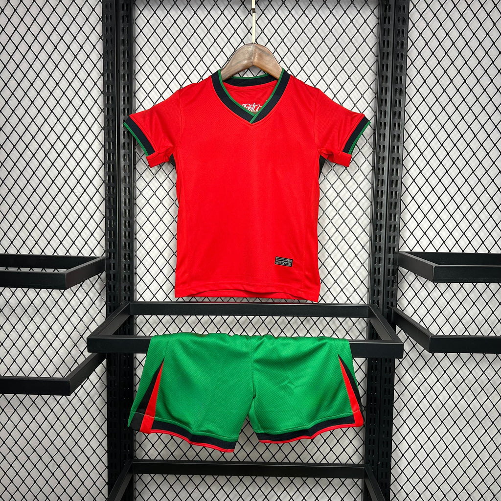 Portugal 24-25 Home Eurocup 2024 Children’s Kit Personalizado