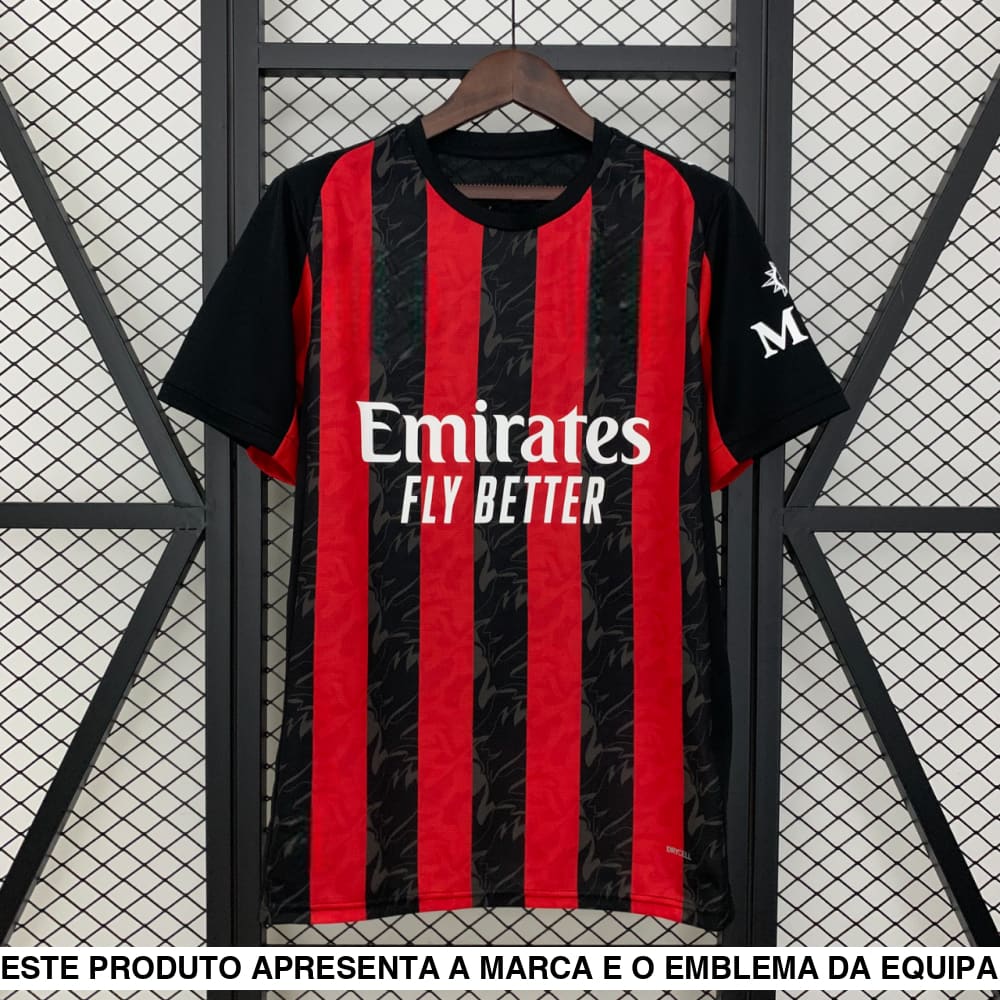 Camisola AC Milan 25 26 Principal Camiseta Fan