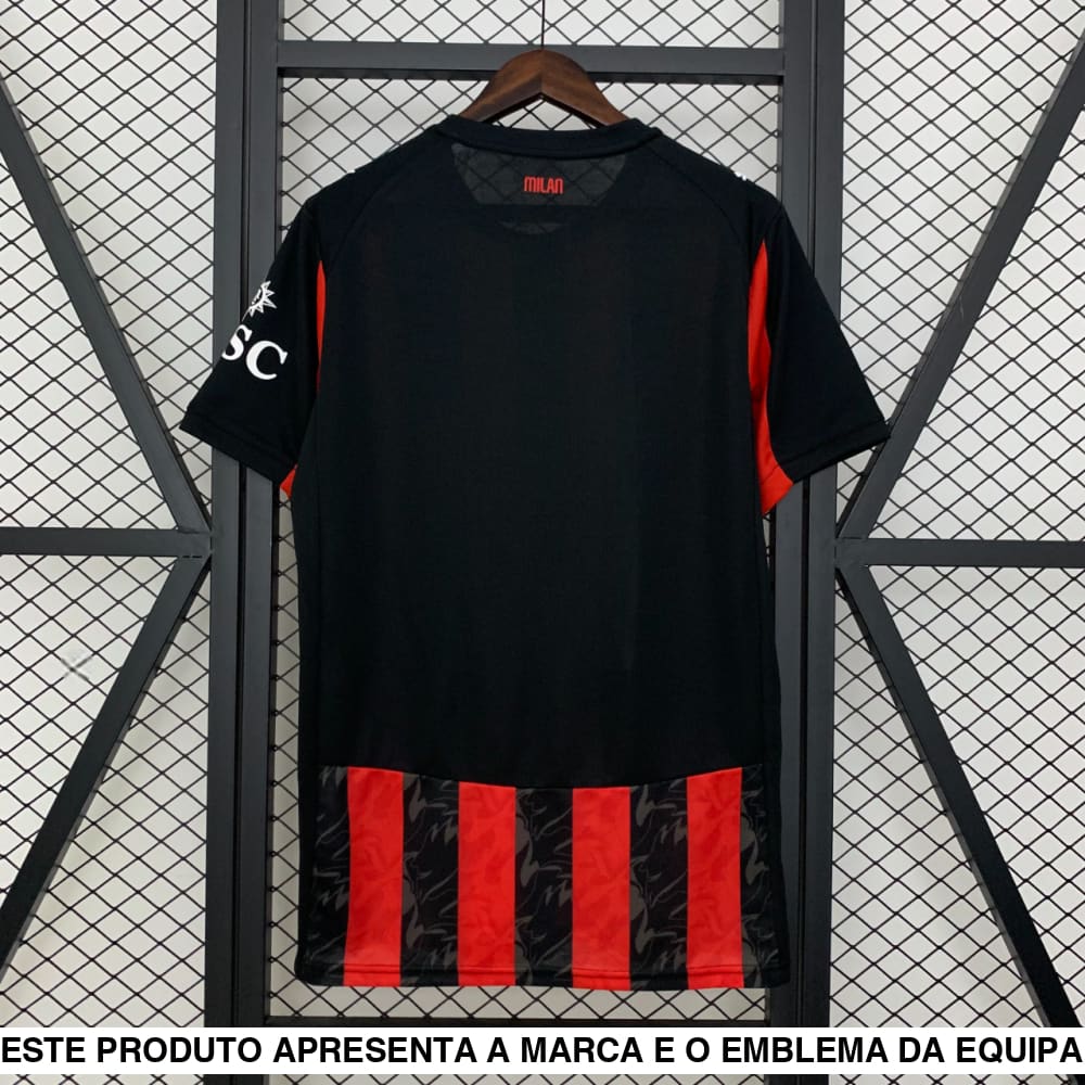 Camisola AC Milan 25 26 Principal Camiseta Fan