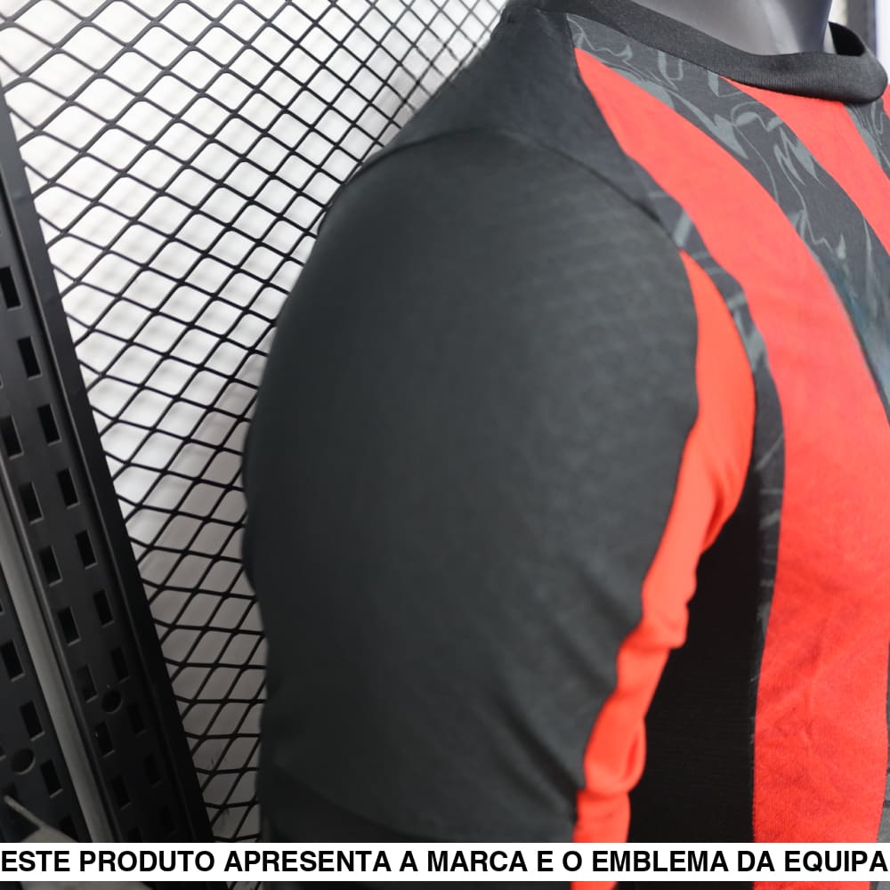 Camisola AC Milan 25 26 Principal (Versão Jogador) Camiseta Player