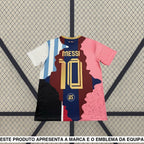 Camisola Argentina 25 26 Edição Especial Messi Multi Clubes Camiseta Fan