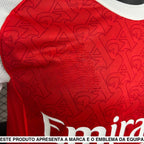 Camisola Arsenal 25-26 Principal (Versão Jogador) Camiseta Player