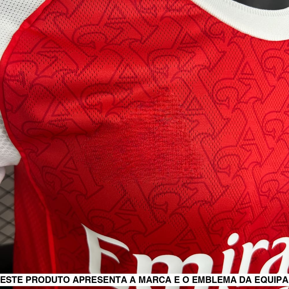 Camisola Arsenal 25-26 Principal (Versão Jogador) Camiseta Player