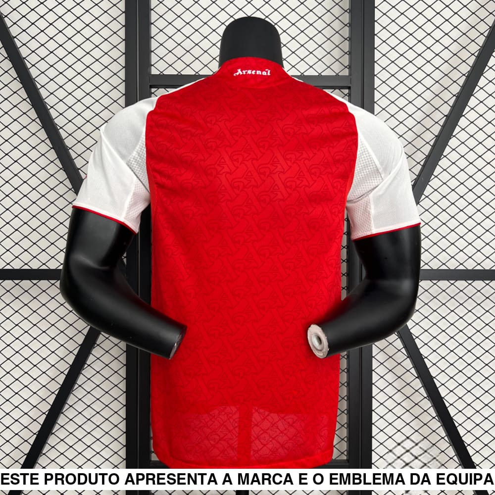 Camisola Arsenal 25-26 Principal (Versão Jogador) Camiseta Player