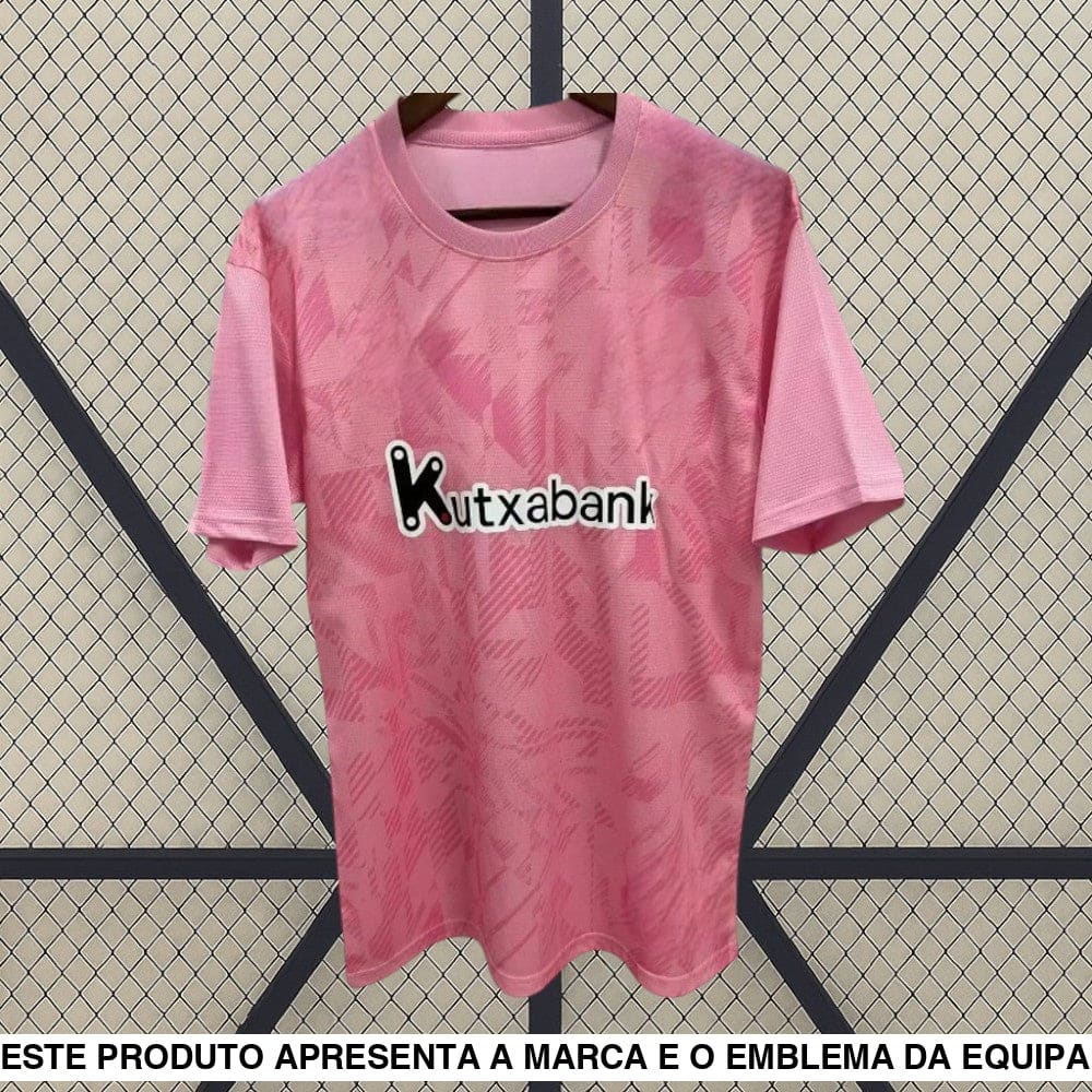 Camisola Athletic de Bilbao 25-26 Guarda-redes Rosa Camiseta Fan