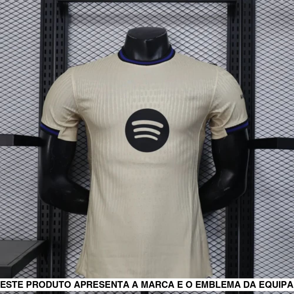 Camisola Barcelona 25 26 Alternativa (Versão Jogador) Camiseta Player