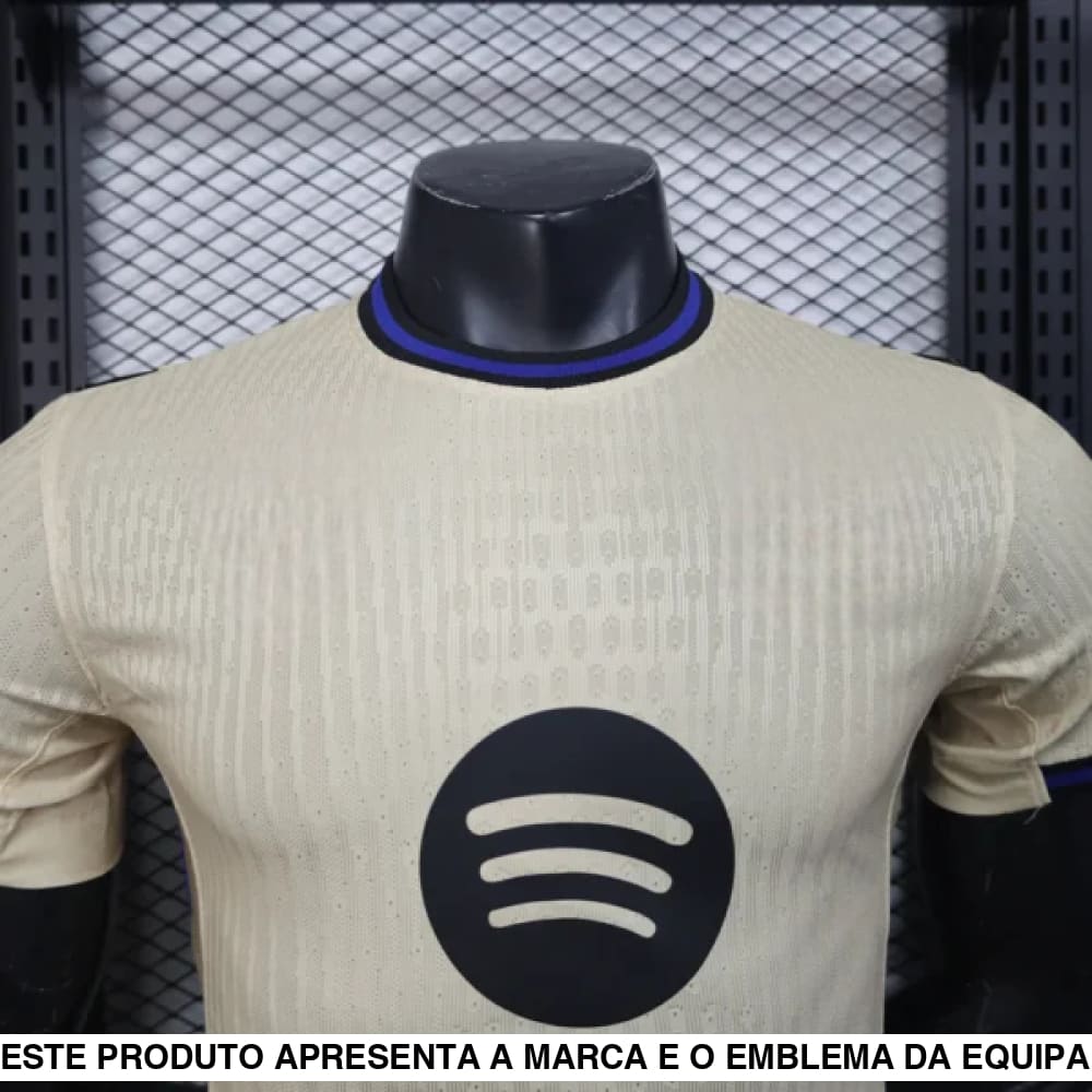 Camisola Barcelona 25 26 Alternativa (Versão Jogador) Camiseta Player
