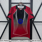 Camisola Barcelona 25 26 Edição Especial vermelha/preta Camiseta Fan