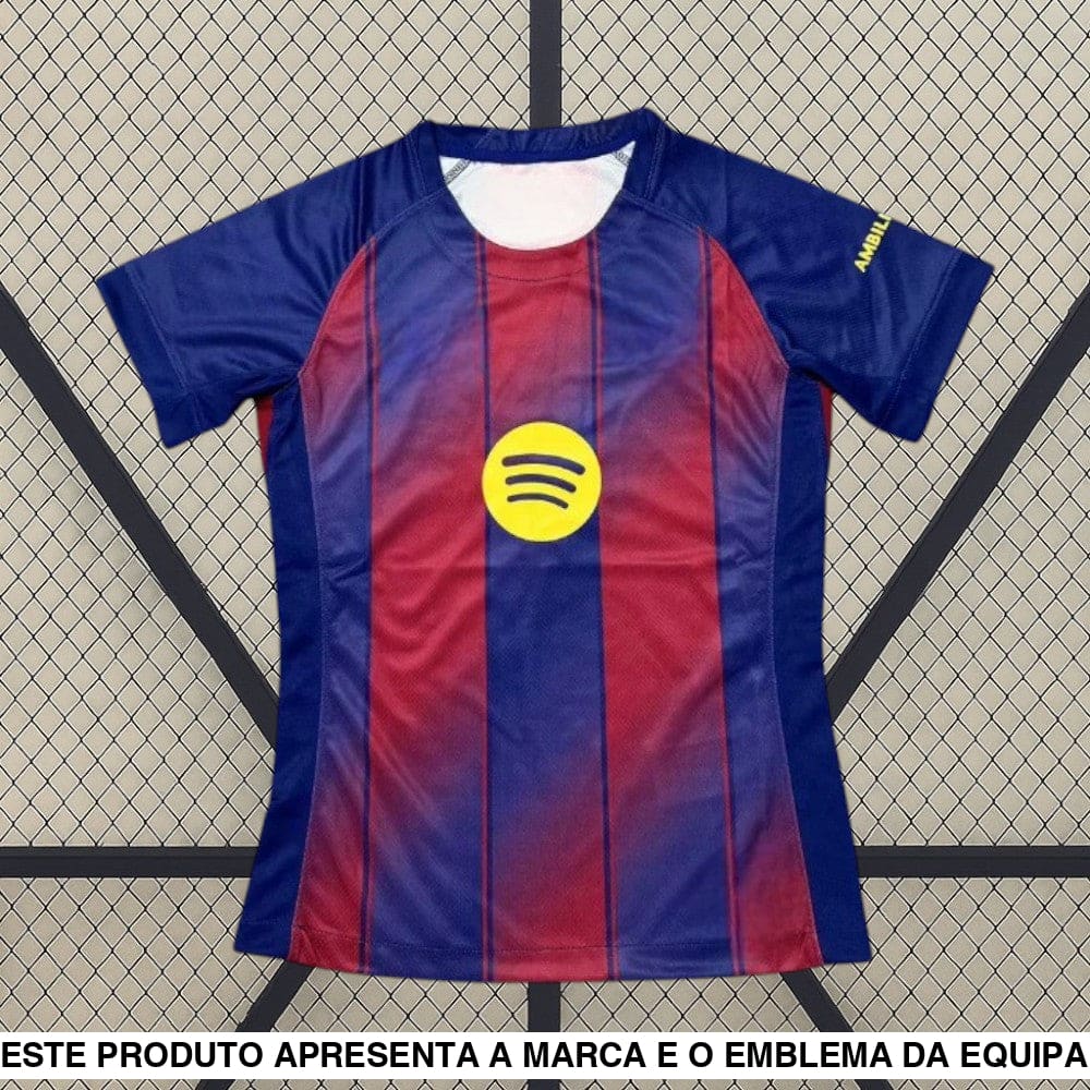 Camisola Barcelona 25 26 Principal Feminina Camiseta Femenina