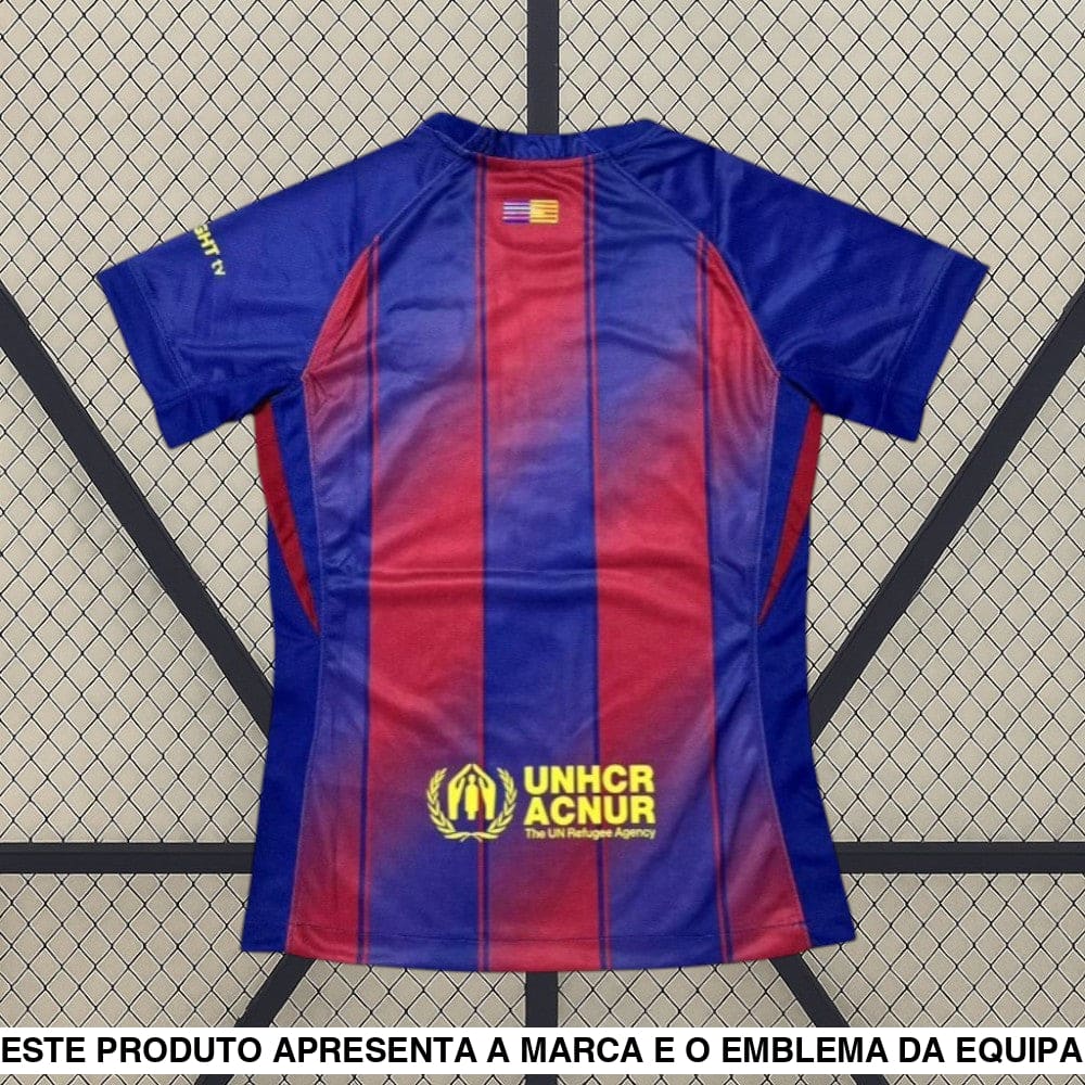 Camisola Barcelona 25 26 Principal Feminina Camiseta Femenina