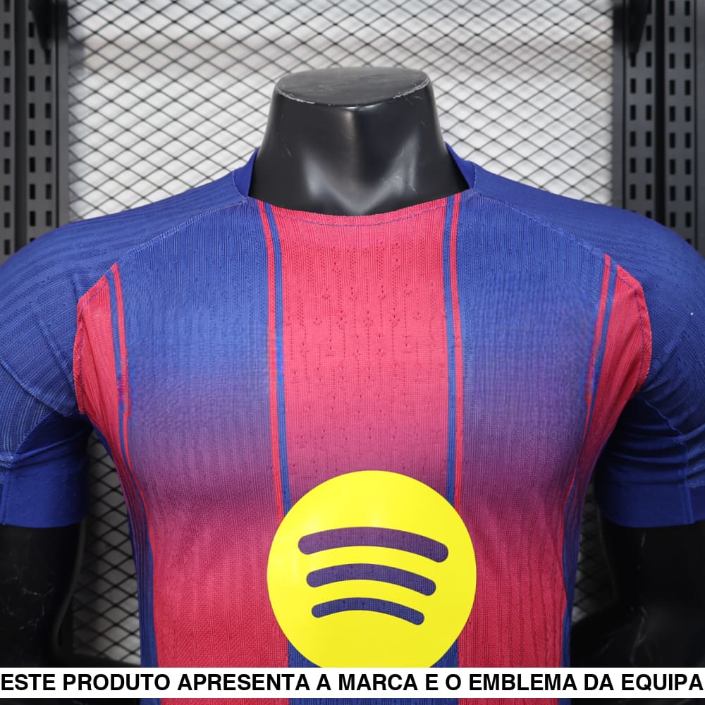 Camisola Barcelona 25 26 Principal (Versão Jogador) Camiseta Player