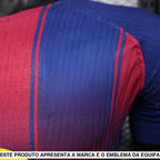 Camisola Barcelona 25 26 Principal (Versão Jogador) Camiseta Player