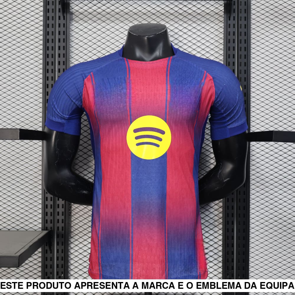 Camisola Barcelona 25 26 Principal (Versão Jogador) Camiseta Player