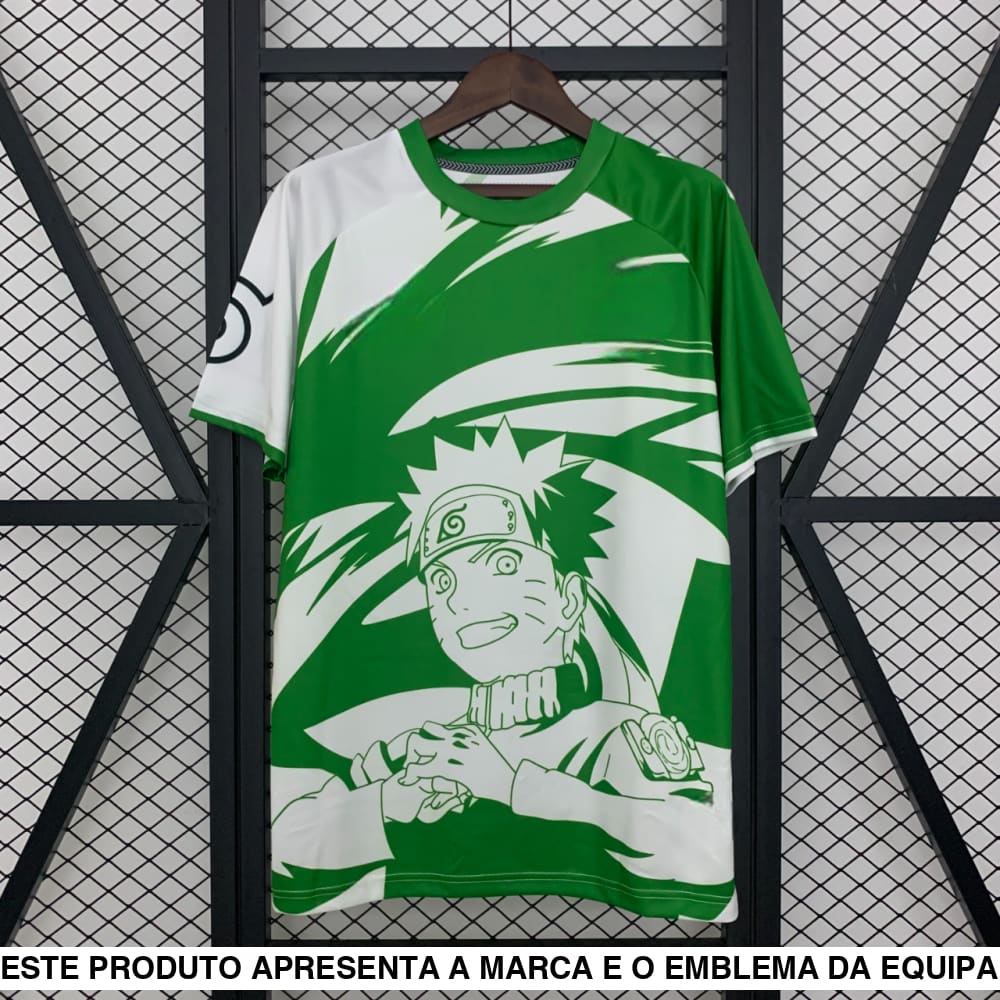 Camisola Bétis 24 25 Naruto Edição Especial Camiseta Fan