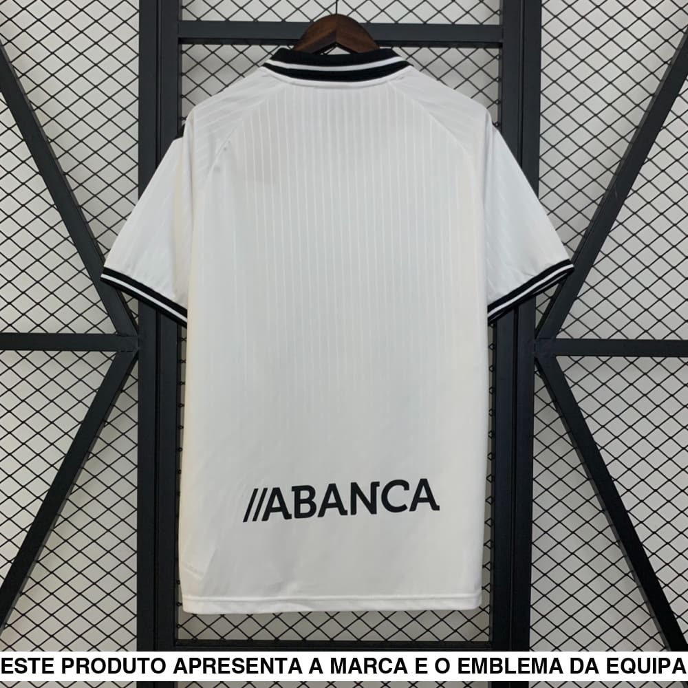 Camisola Celta de Vigo 25 26 Edição especial 100 anos branca Camiseta Fan