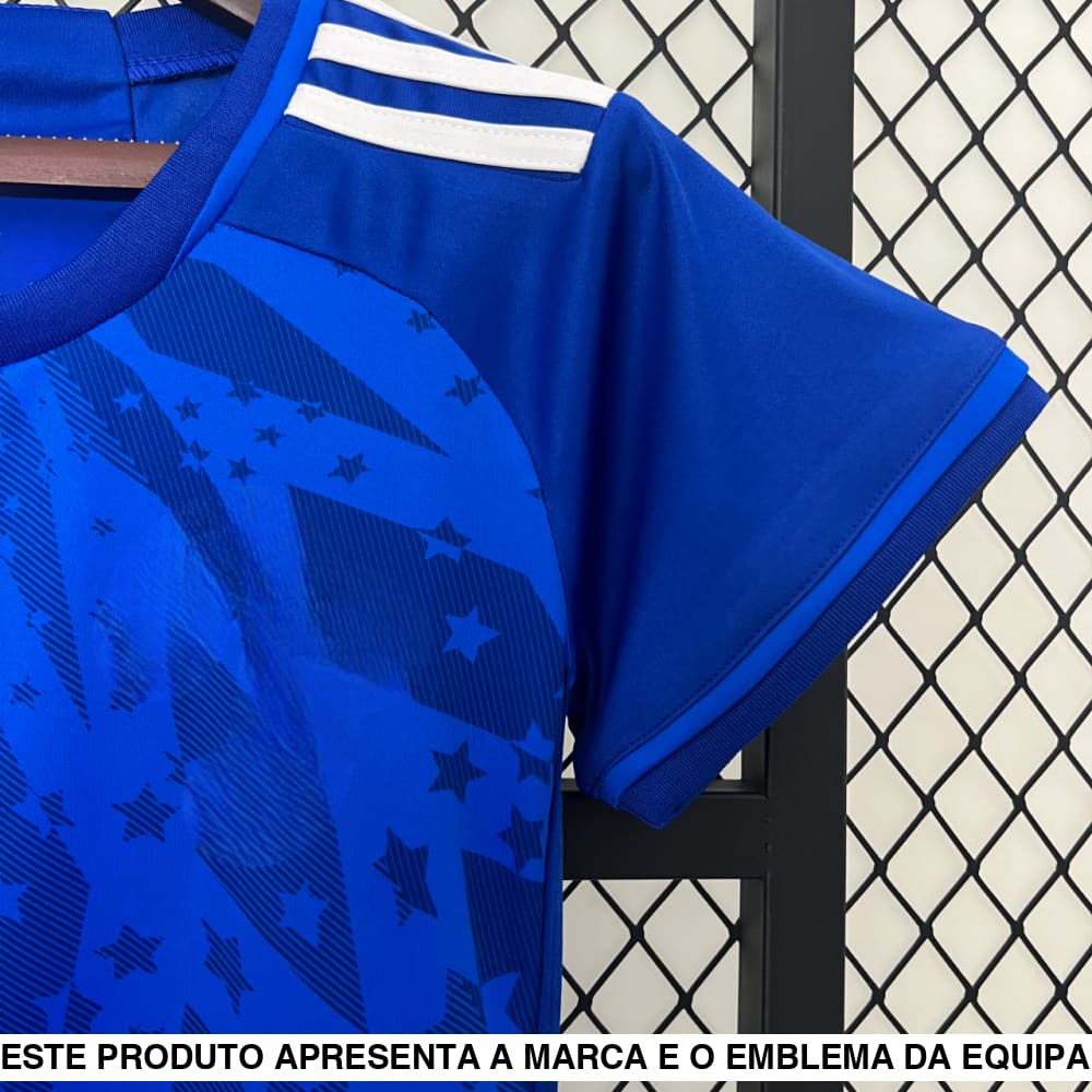 Camisola Cruzeiro 24 25 Principal Feminina Camiseta Femenina