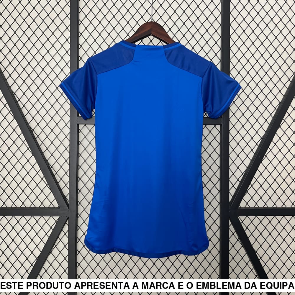 Camisola Cruzeiro 24 25 Principal Feminina Camiseta Femenina