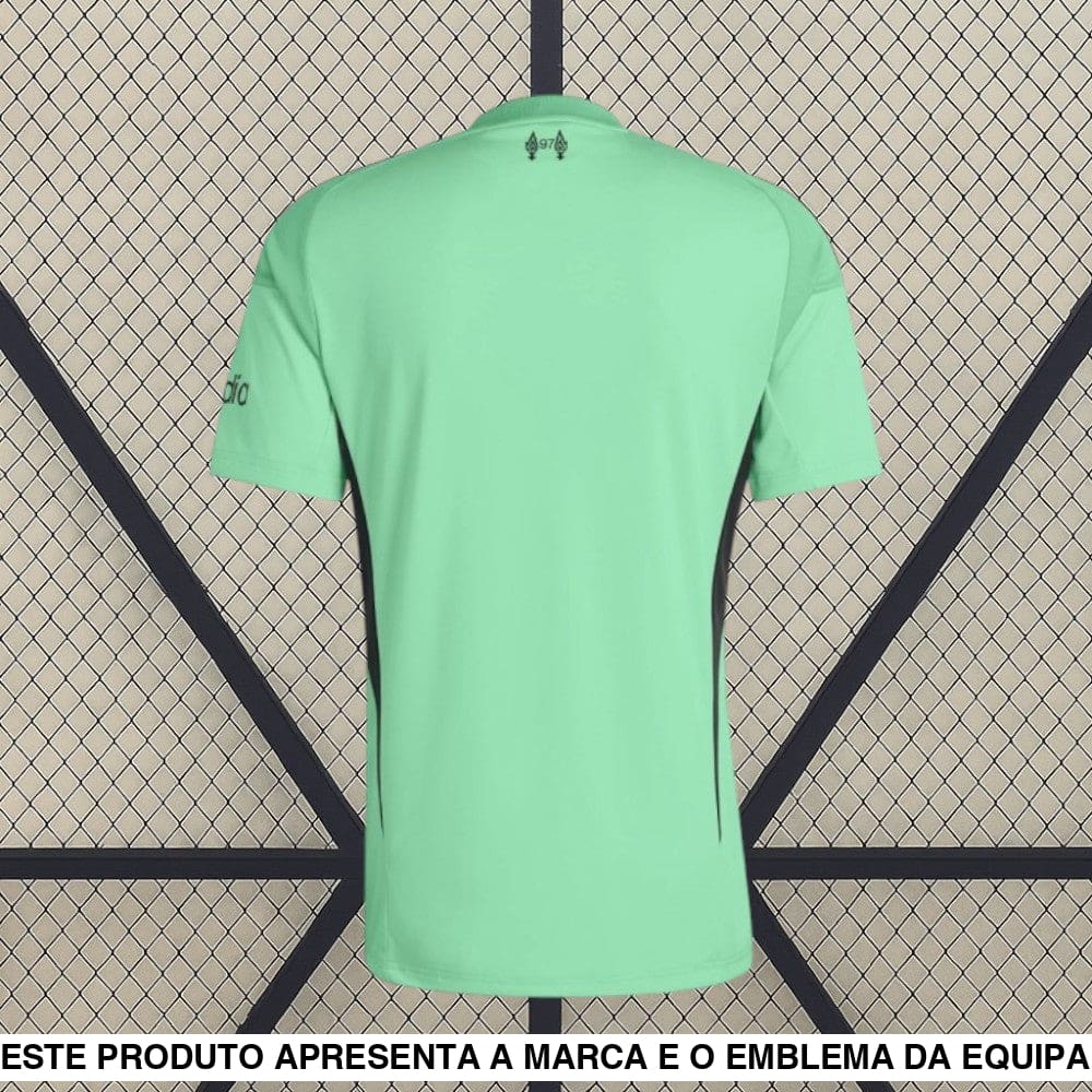 Camisola Liverpool 25-26 Guarda-redes Verde Camiseta Fan