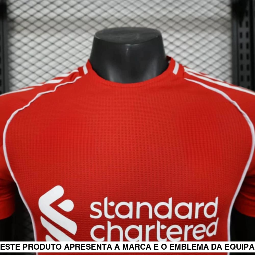 Camisola Liverpool 25-26 Principal (Versão Jogador) Camiseta Player