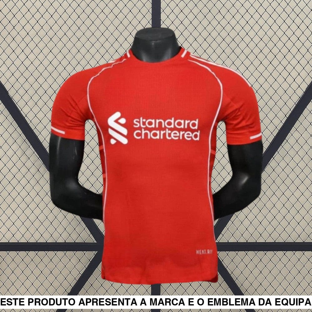 Camisola Liverpool 25-26 Principal (Versão Jogador) Camiseta Player