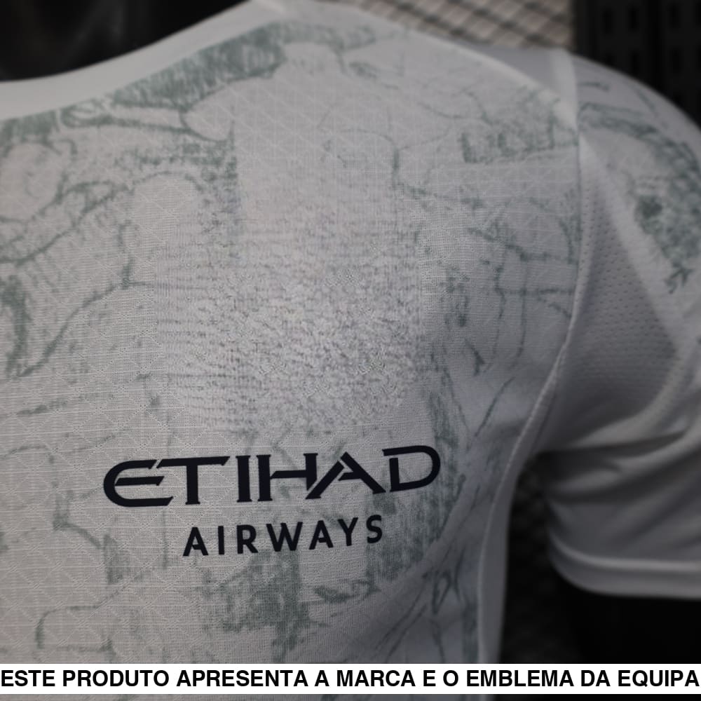 Camisola Manchester City 25 26 Alternativa (Versão Jogador) Camiseta Player
