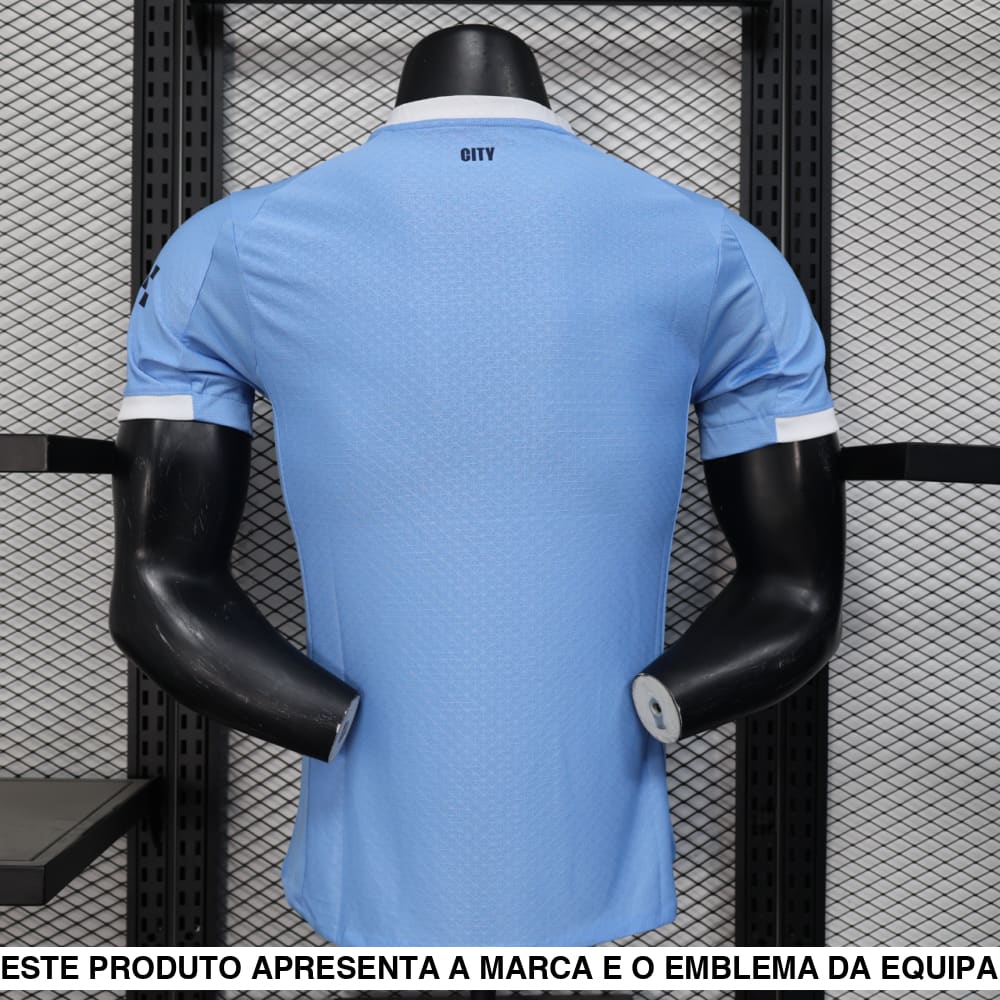 Camisola Manchester City 25 26 Principal (Versão Jogador) Camiseta Player