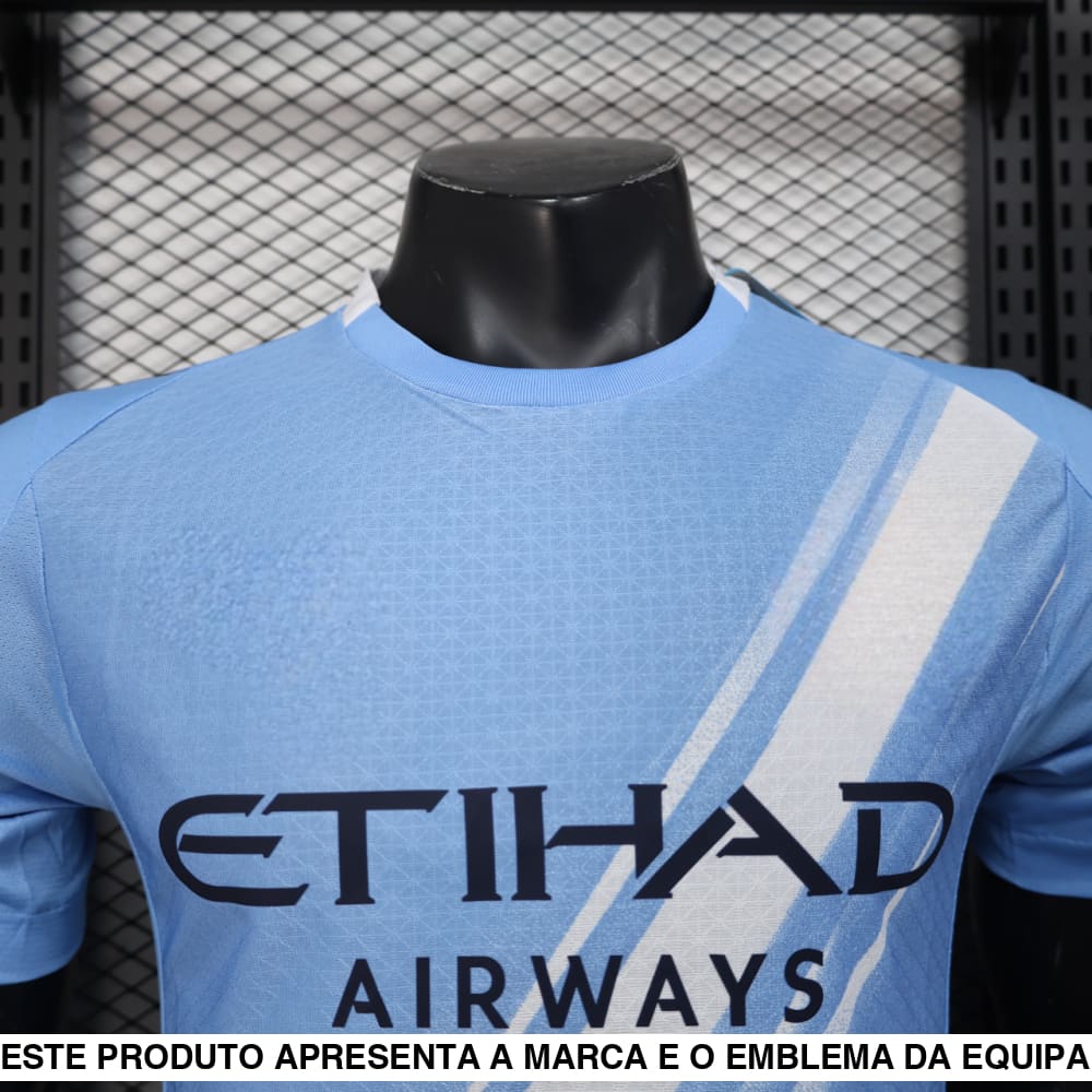 Camisola Manchester City 25 26 Principal (Versão Jogador) Camiseta Player