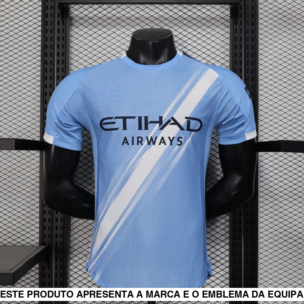 Camisola Manchester City 25 26 Principal (Versão Jogador) Camiseta Player