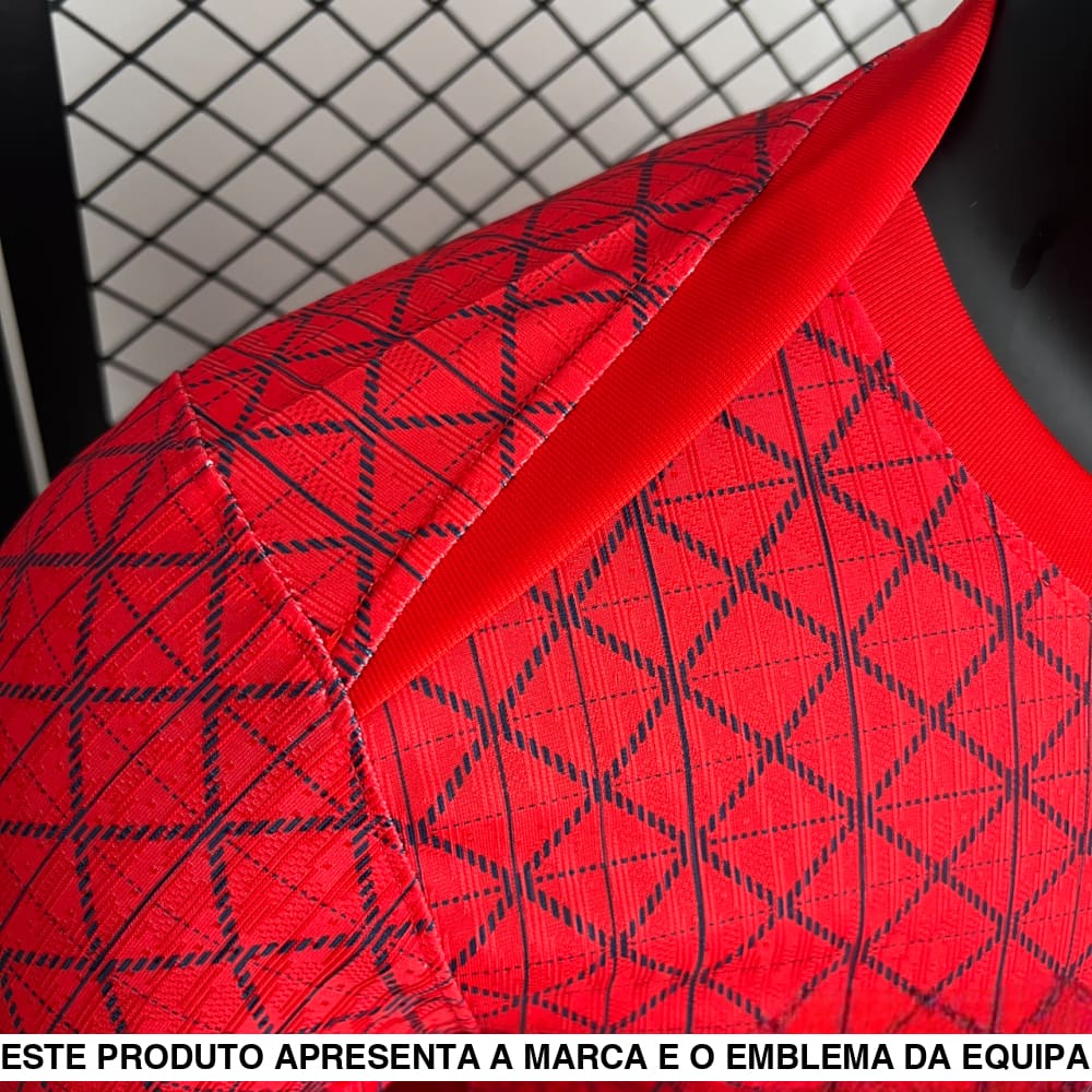 Camisola PSG 25 26 Edição Especial Vermelha. (Versão Jogador) Camiseta Player