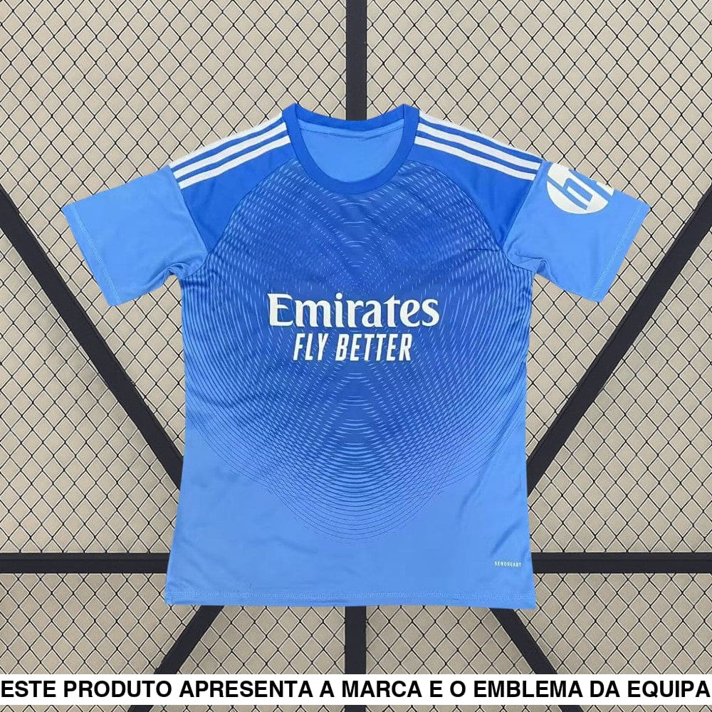Camisola RM 25-26 Guarda-redes Azul Camiseta Fan