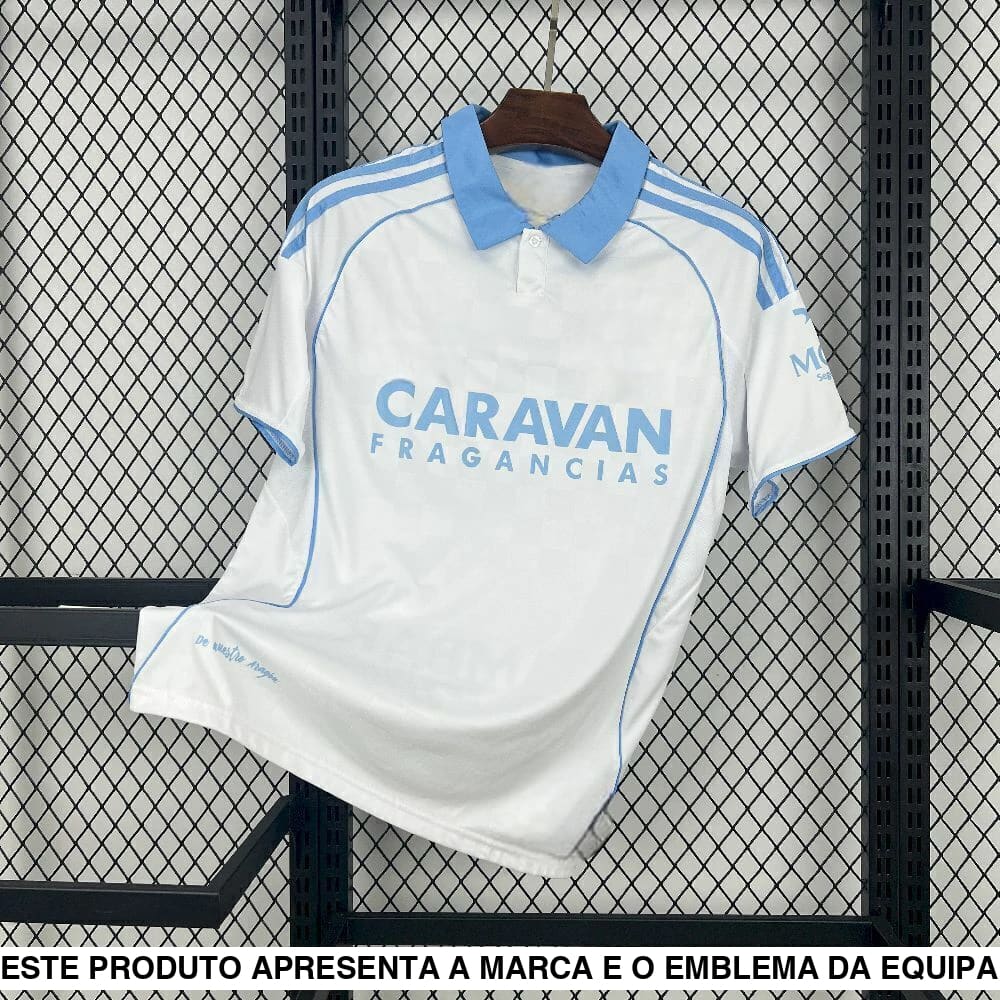 Camisola Zaragoza 25-26 Principal Camiseta Fan