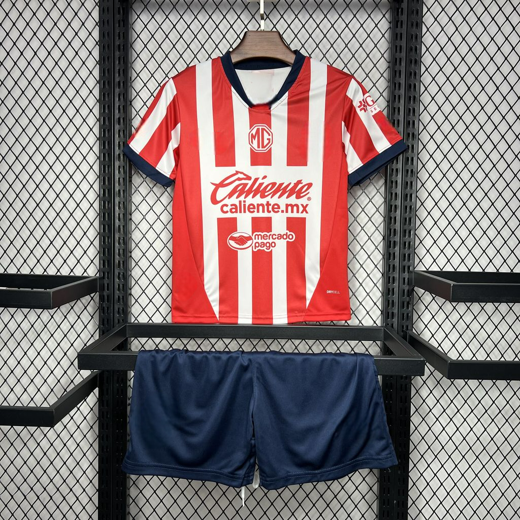 Chivas Guadalajara 24-25 Home Children’s Kit Personalizado