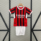Ac Milan 24-25 Home Children’s Kit Parche Especial